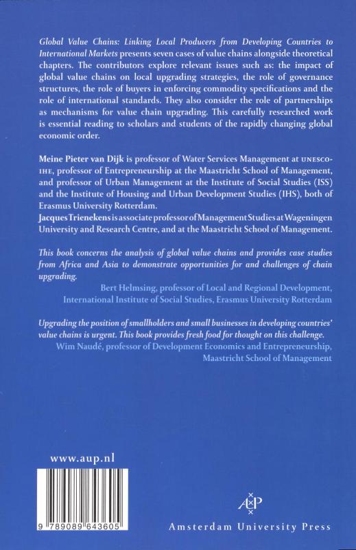 Achterkant van Global value chains