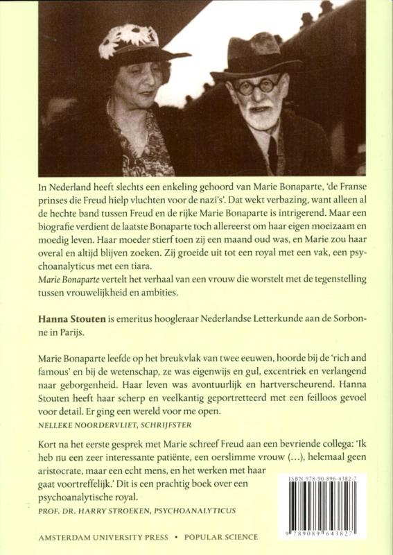 Achterkant van Marie Bonaparte 1882-1962