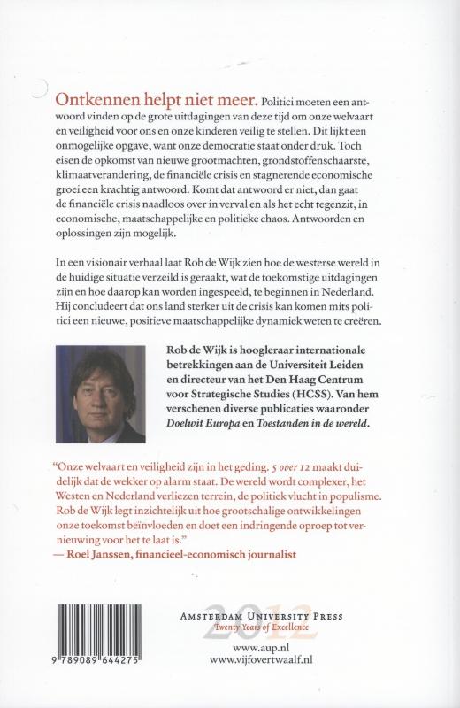 Achterkant van Vijf over twaalf (5 over 12)