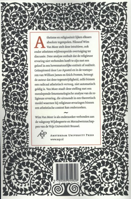 Achterkant van Atheistische religiositeit
