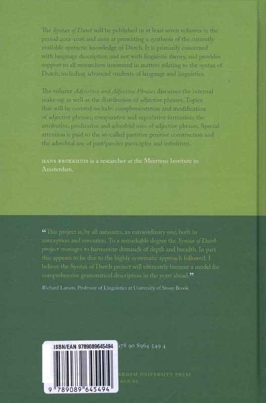 Achterkant van Adjectives and adjective phrases