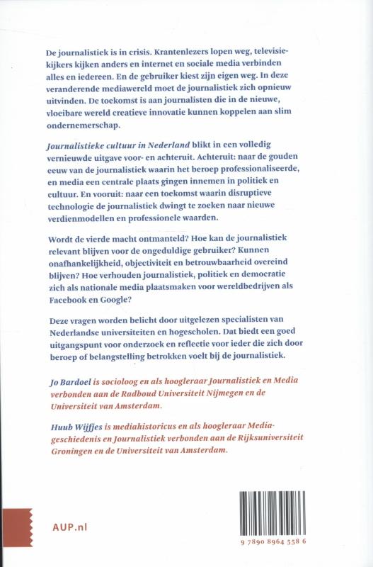Achterkant van Journalistieke cultuur in Nederland