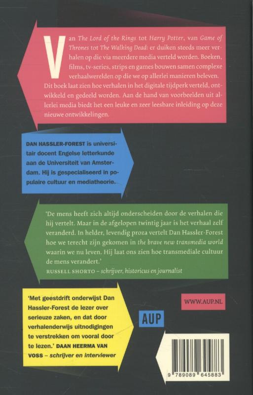 Achterkant van Transmedia