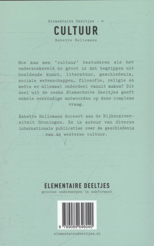 Achterkant van Cultuur