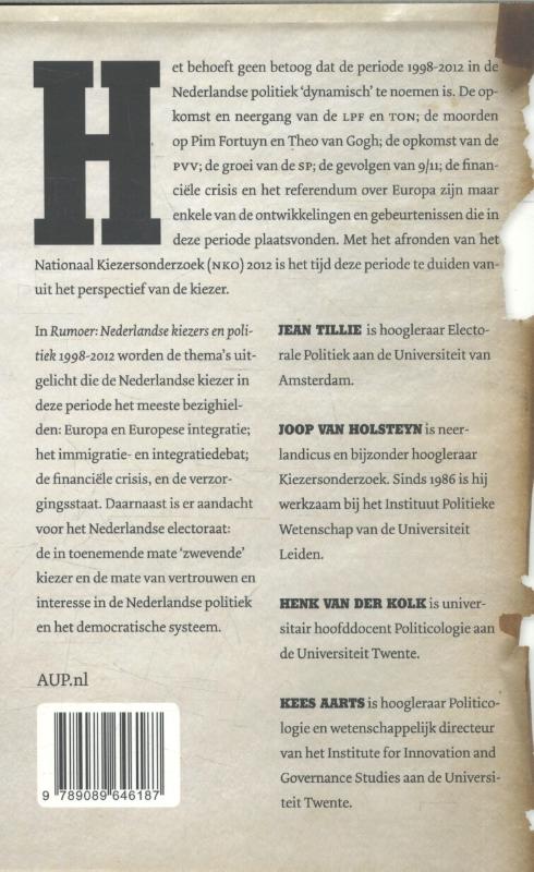 Achterkant van Rumoer
