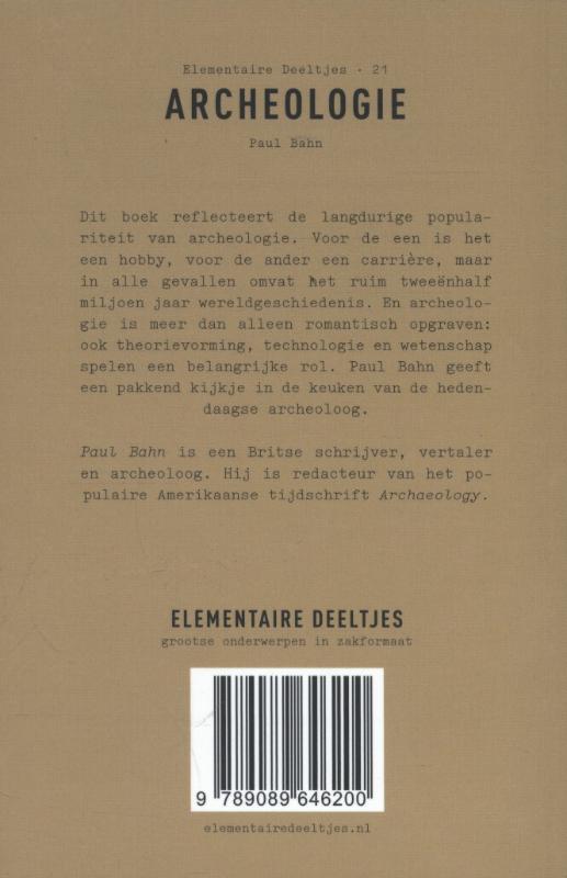 Achterkant van Archeologie