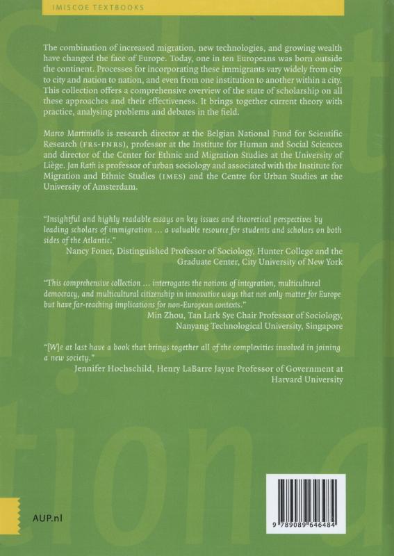 Achterkant van An introduction to immigrant incorporation studies