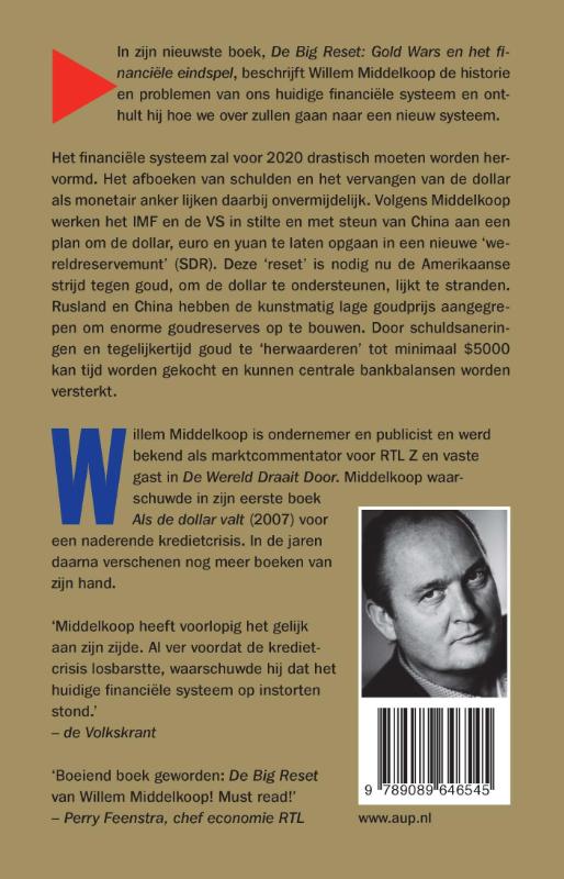 Achterkant van De big reset