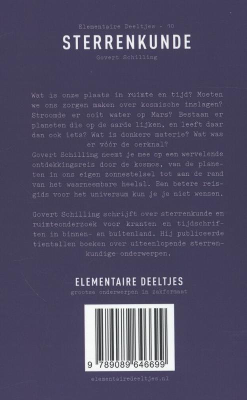 Achterkant van Sterrenkunde