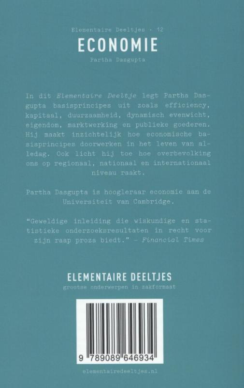 Achterkant van Economie