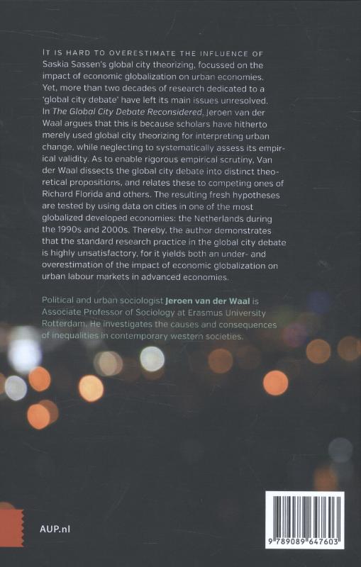 Achterkant van The global city debate reconsidered