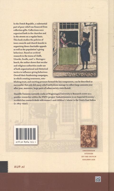 Achterkant van Financing poor relief through charitable collections in Dutch towns, c. 1600-1800