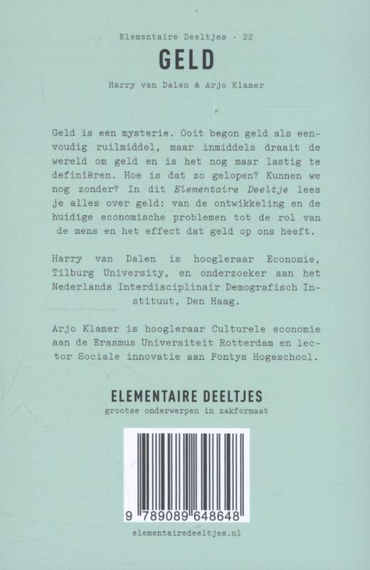 Achterkant van Geld
