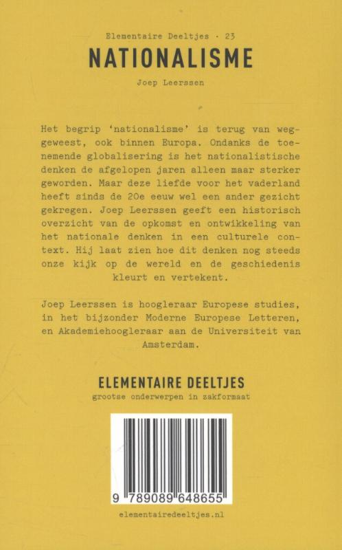 Achterkant van Nationalisme