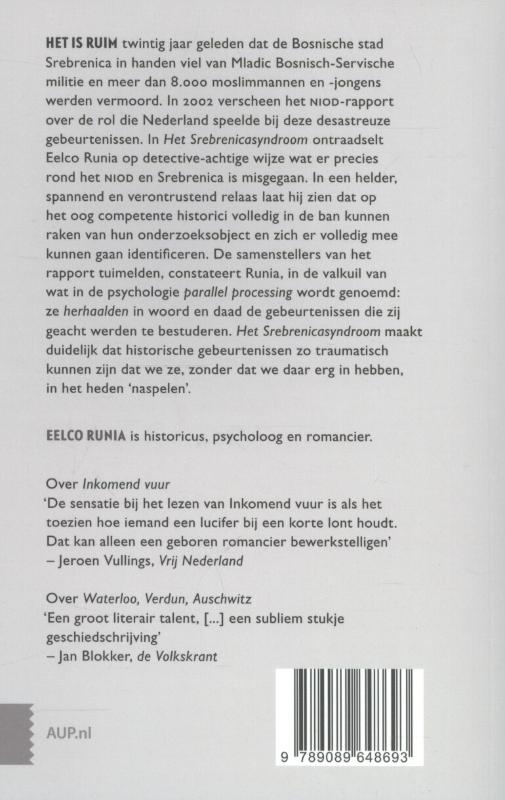 Achterkant van Het Srebrenicasyndroom