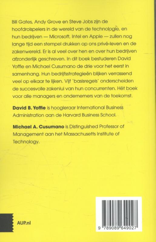 Achterkant van Vooruitkijken en terug redeneren