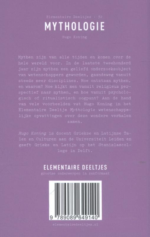 Achterkant van Mythologie