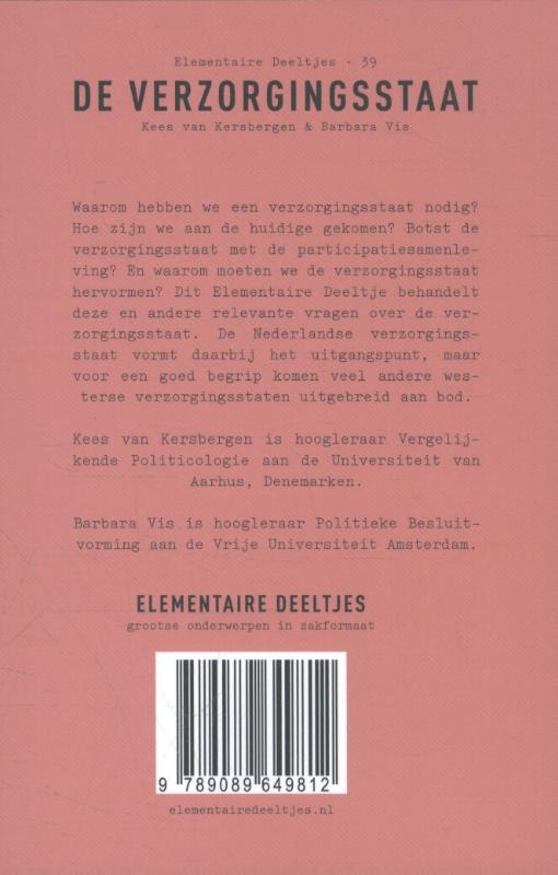 Achterkant van De verzorgingsstaat