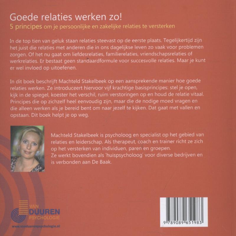 Achterkant van Goede relaties werken zo!