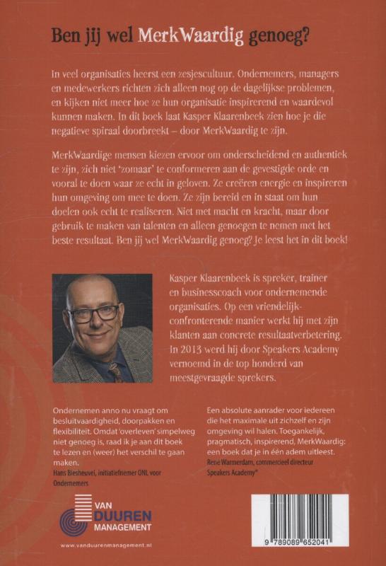 Achterkant van Ben jij wel merkwaardig genoeg?