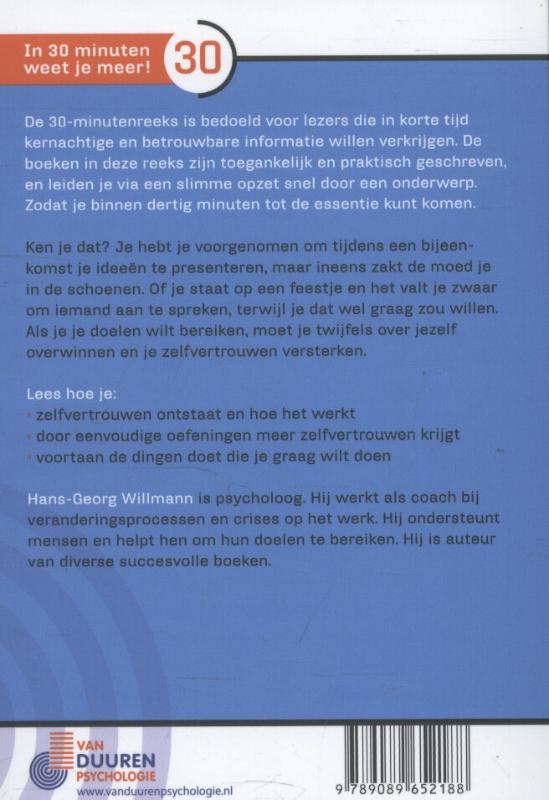 Achterkant van Zelfvertrouwen