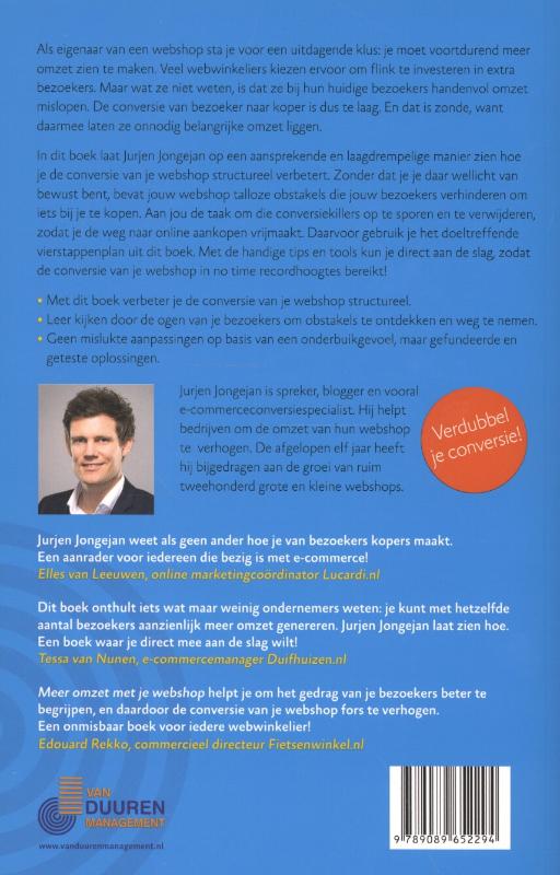 Achterkant van Meer omzet met je webshop