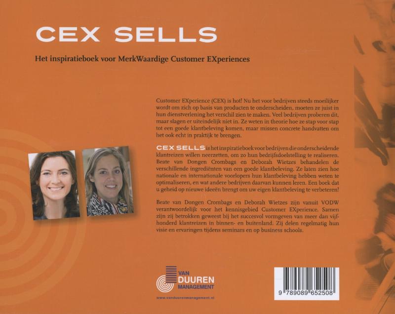 Achterkant van CEX sells