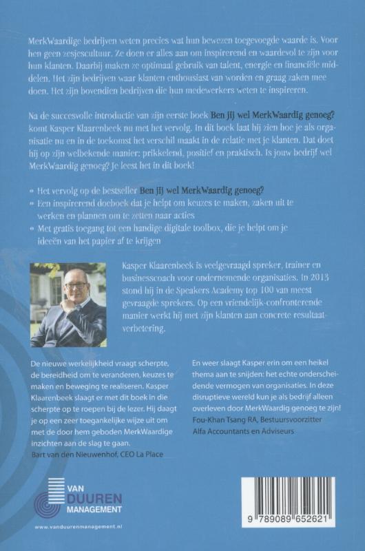 Achterkant van Is jouw bedrijf wel merkwaardig genoeg?