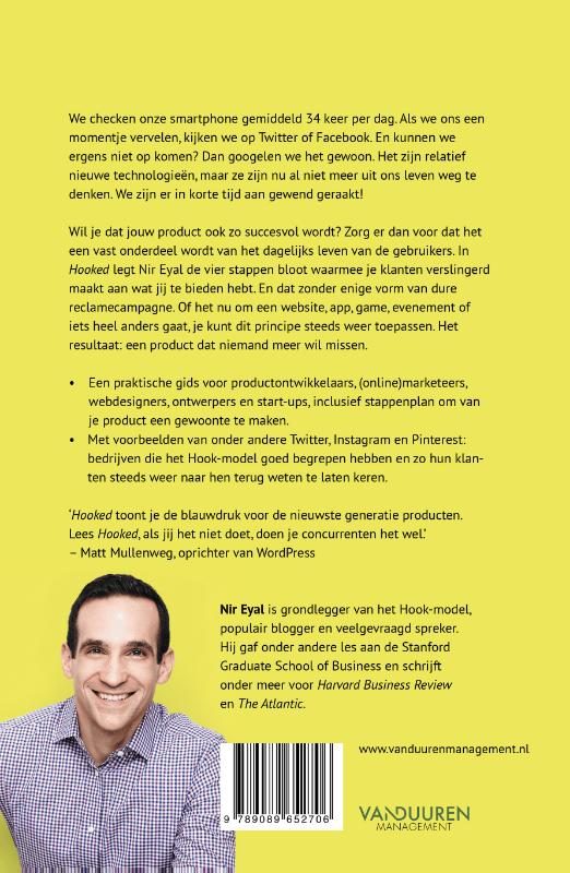Achterkant van Hooked