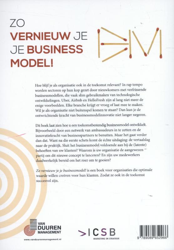 Achterkant van Zo vernieuw je je businessmodel