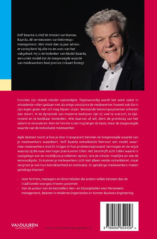 Achterkant van Agile belonen