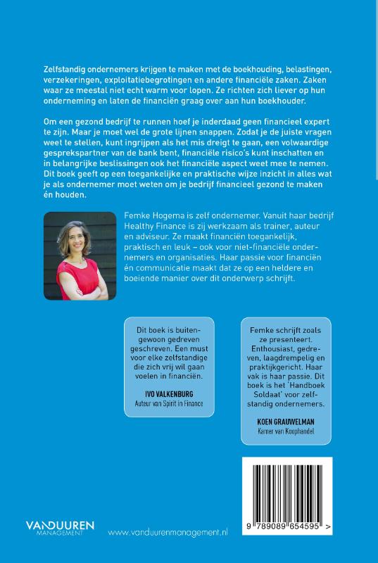 Achterkant van Financiën voor zzp'ers en andere zelfstandige ondernemers (7e herziene druk)