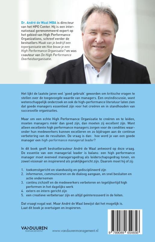 Achterkant van De 5 principes van High Performance Leiderschap