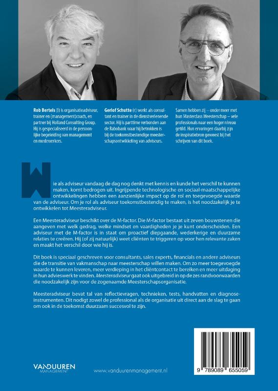 Achterkant van Meesteradviseur