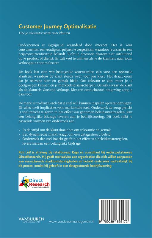 Achterkant van Customer Journey Optimalisatie
