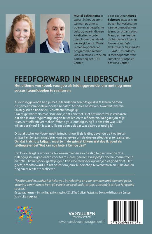 Achterkant van Feedforward in leiderschap