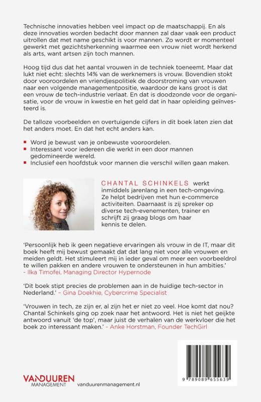 Achterkant van De IT girl