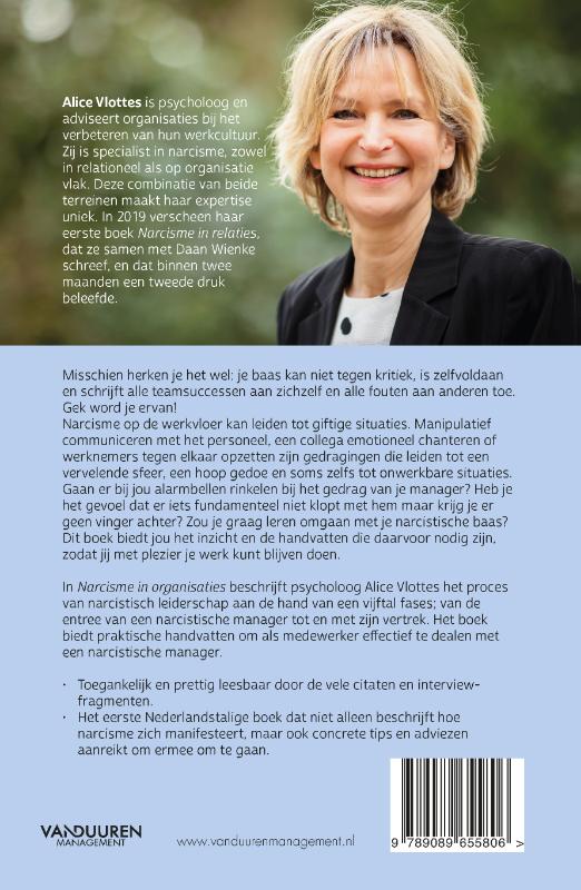 Achterkant van Narcisme in organisaties
