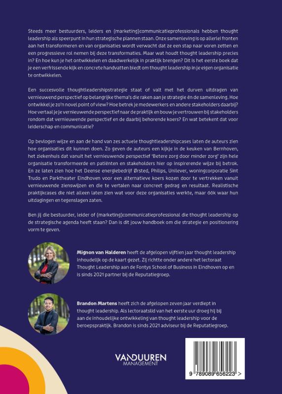 Achterkant van Thought leadership