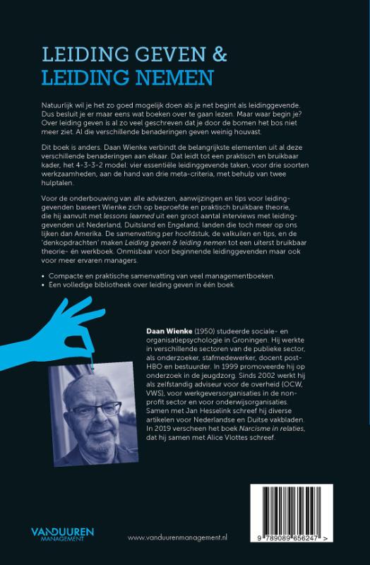 Achterkant van Leiding geven en leiding nemen