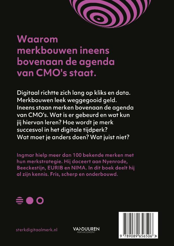Achterkant van Sterk digitaal merk
