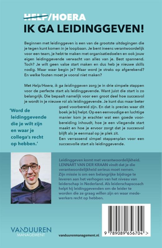 Achterkant van Help/hoera, ik ga leidinggeven!