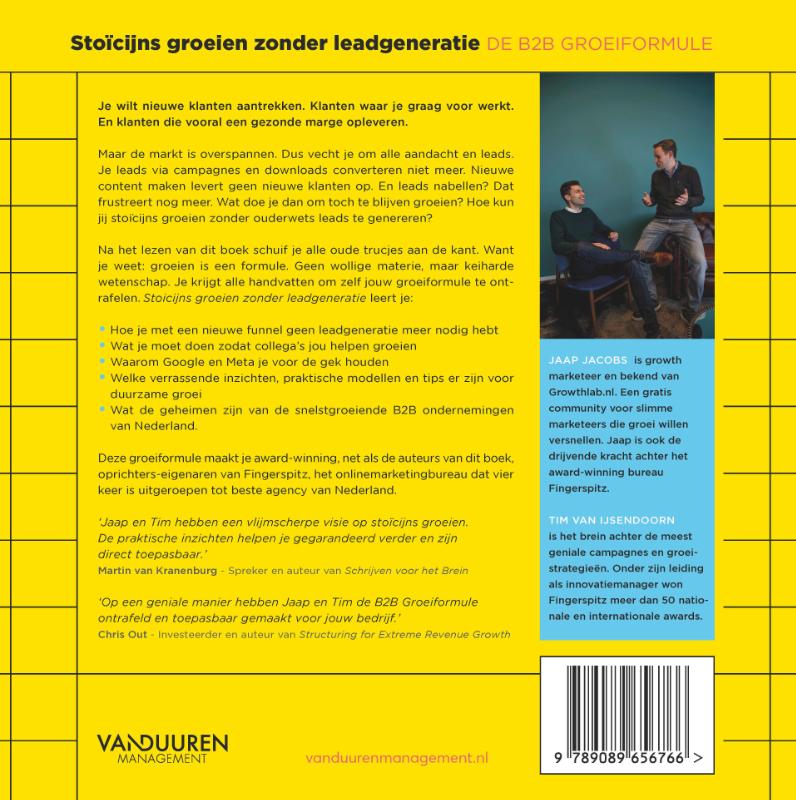 Achterkant van Stoïcijns groeien zonder leadgeneratie