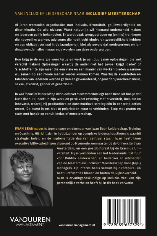 Achterkant van Van inclusief leiderschap naar inclusief meesterschap