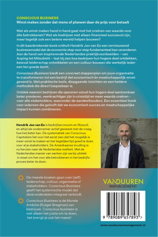 Achterkant van Conscious Business