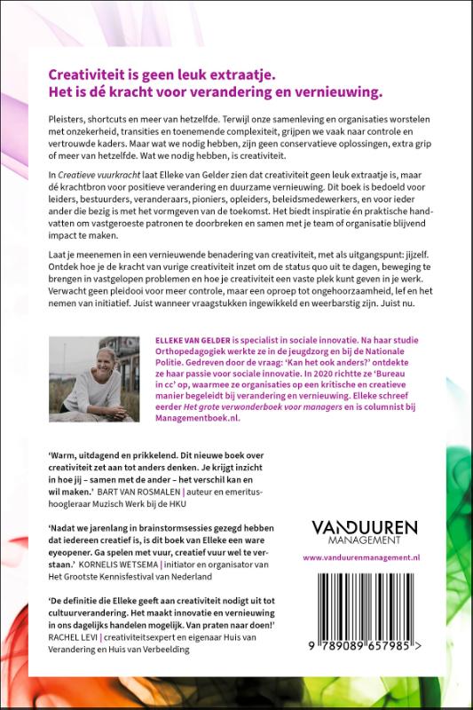 Achterkant van Creatieve vuurkracht