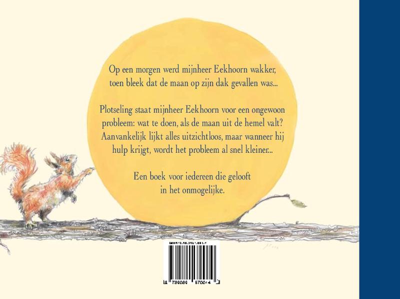 Achterkant van Mijnheer Eekhoorn en de maan
