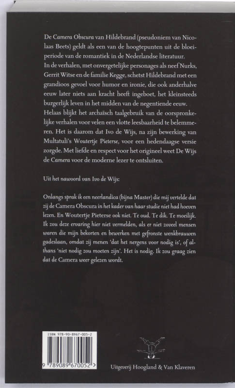 Achterkant van Camera Obscura