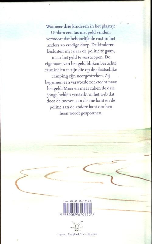 Achterkant van De drie helden van Uitdam