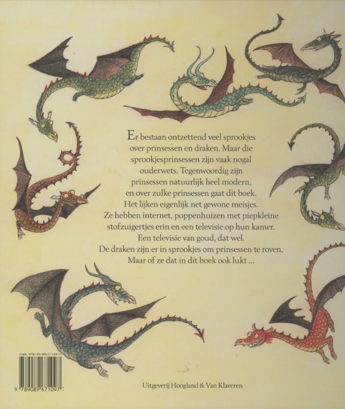 Achterkant van Prinsessen en draken